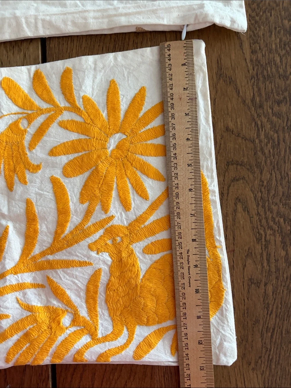Mexican Embroidered Cotton Pillow Case Cover